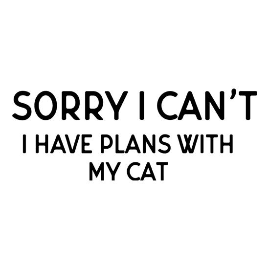 I Have Plans With My Cat t shirt